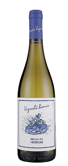 Vigneti Romio Trebbiano Emilia Romagna 2023 750 ML bottle Italian white wine