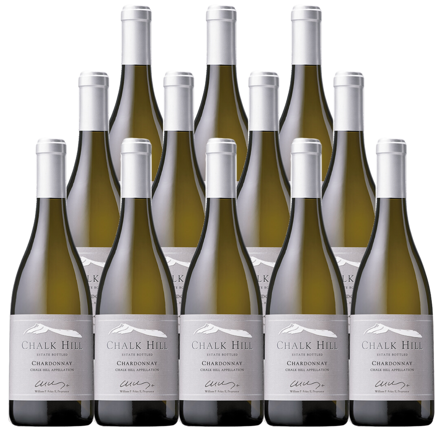 Chalk Hill Chardonnay Estate Bottled Chalk Hill 2023 750 ML (12 Bottles)