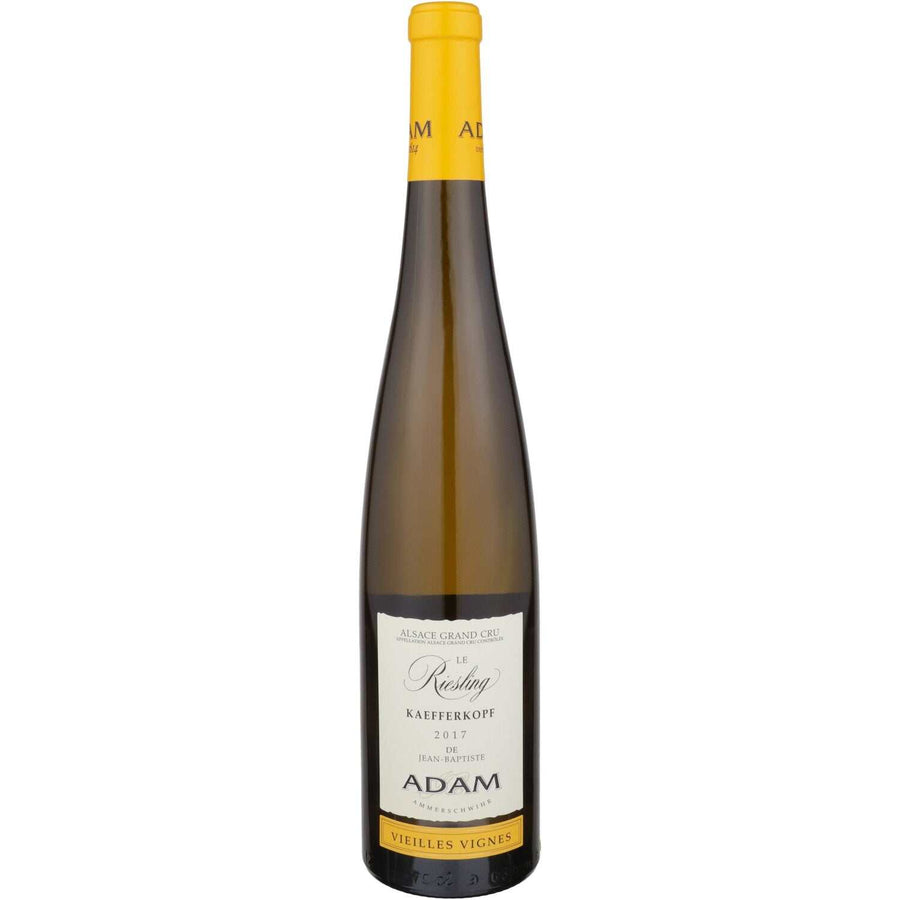 Jean Baptiste Adam Riesling Vieilles Vignes Kaefferkopf Alsace Grand Cru 2017 white wine bottle 750ml