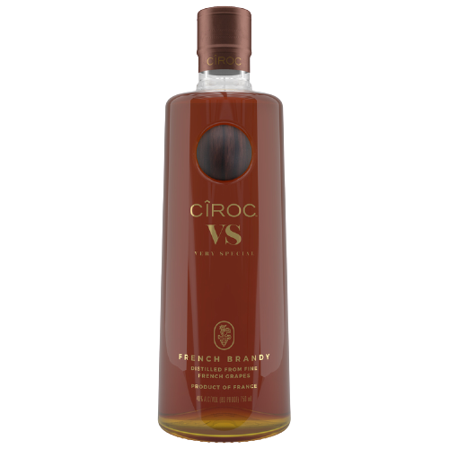 Ciroc Brandy Vs 80 750 ML bottle, premium French brandy with smooth flavor.