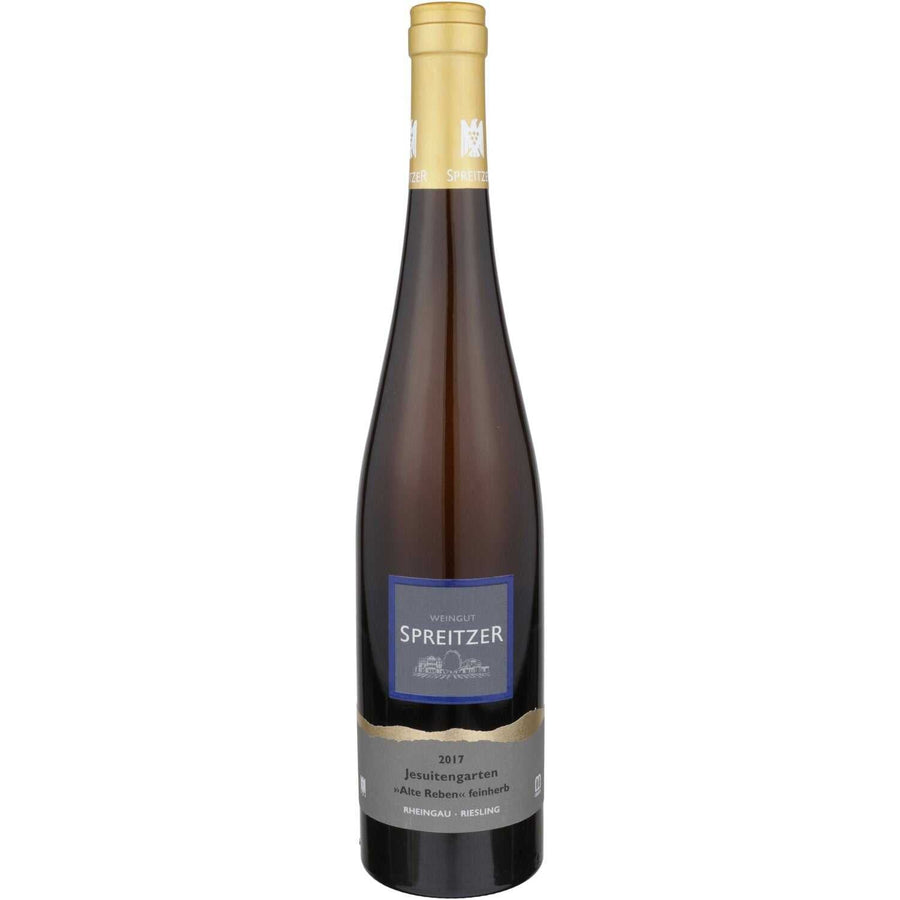 Josef Spreitzer Riesling Alte Reben Feinherb Winkeler Jesuitengarten 2017 750 ML German white wine bottle