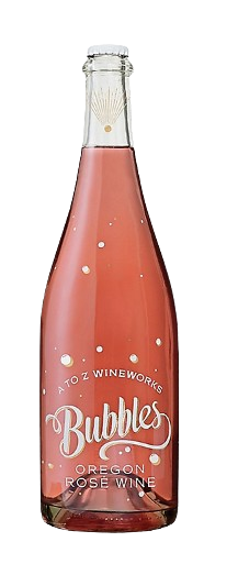 A To Z Wineworks Sparkling Rose Bubbles Oregon 750 ML
