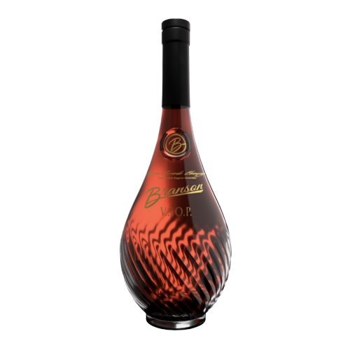Branson Grande Champagne Cognac VSOP bottle, luxury brandy from Grande Champagne region.
