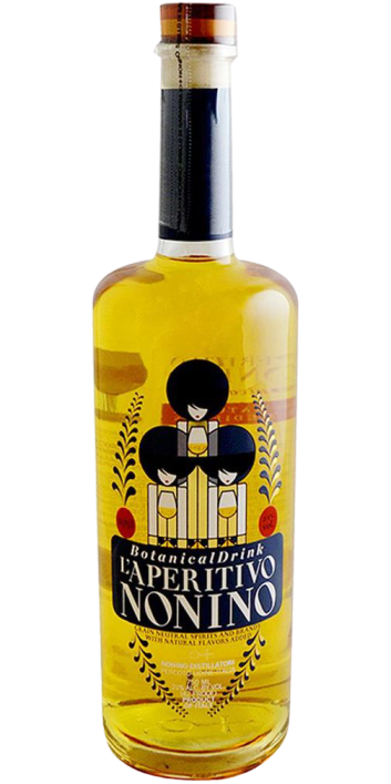 Nonino L'aperitivo Botanical Drink 750ml bottle with herbal infusion.