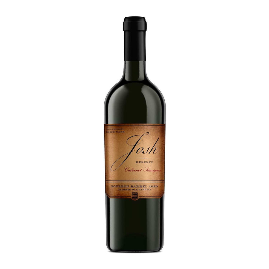 Josh Cellars Cabernet Sauvignon Bourbon Barrel Aged Reserve California 750 ML bottle with rich dark fruit and bourbon barrel flavors