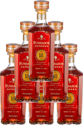 Fundador Brandy De Jerez Supremo Amontillado Sherry Casks Solera Gran Reser 18 Yr 80 1 L (6 Bottles)