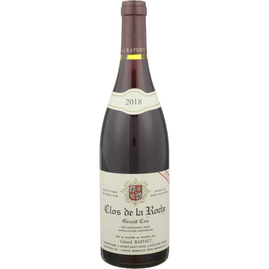 Gerard Raphet Clos De La Roche Grand Cru Cuvee Unique Vieilles Vignes 2018 750 ML