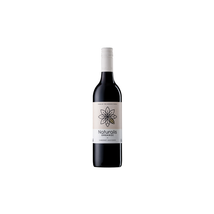 Bottle of Naturalis Cabernet Sauvignon wine from South Australia 750 ML with dark berry and mint notes