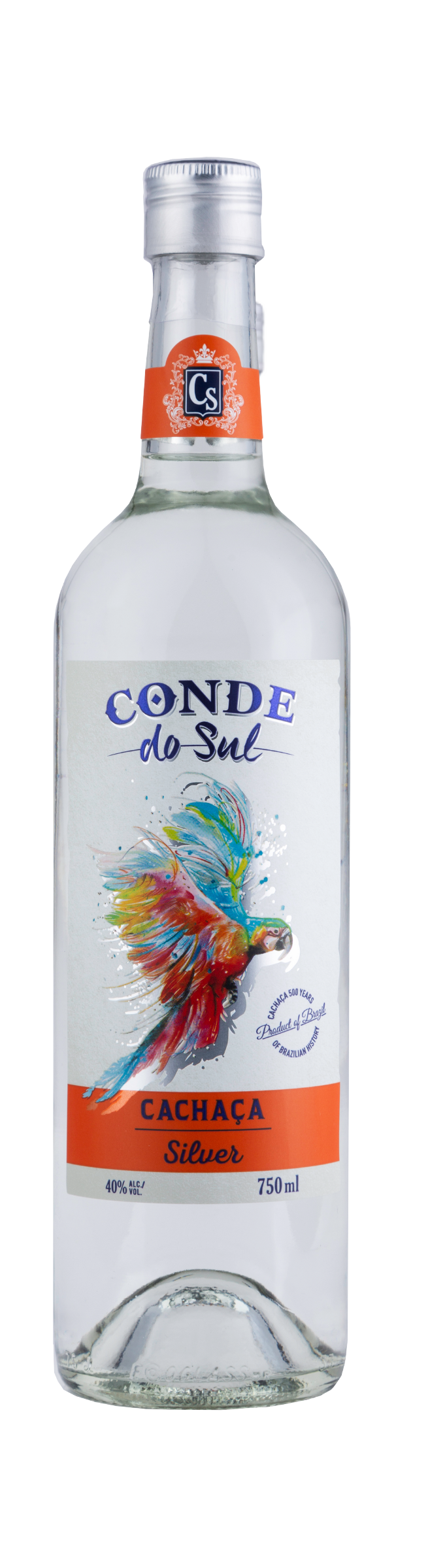 Conde Do Sul Silver Cachaca – Light & Aromatic Brazilian White Wine 750 ML