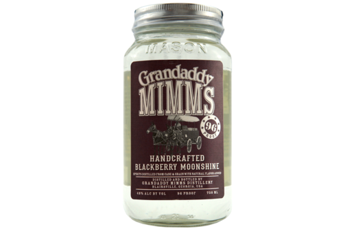 Grandaddy Mimm's Handcrafted Blackberry Moonshine 96 Proof 750 ML