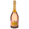 Saint Hilaire Cremant de Limoux Rose sparkling rosé wine bottle 750ml with gold foil and pink label
