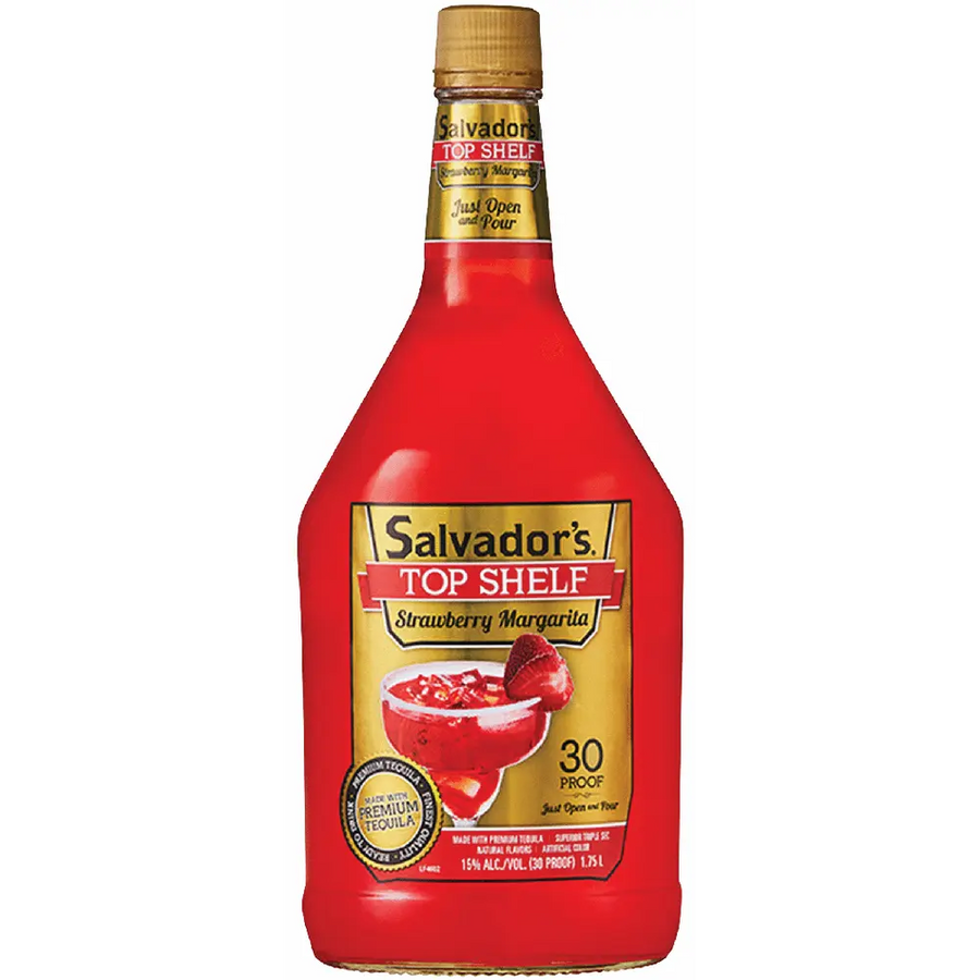 Salvador's Top Shelf Strawberry Margarita 1.75 L