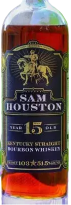 Sam Houston 15 year Kentucky Straight Bourbon Whiskey 750 ML