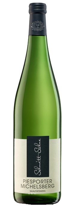 Schmitt Sohne Wines Piesporter Michelsberg Qualitatswein 750 ML premium German Riesling wine bottle