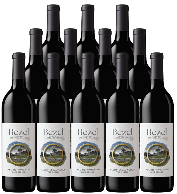 Bezel by Cakebread Cabernet Sauvignon Paso Robles 2023 750 ML wine bottle with rich red wine from California