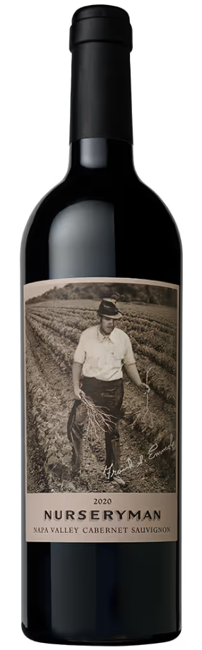 Nurseryman Cabernet Sauvignon Napa Valley 2020 750 ML bottle displaying rich red wine with elegant label