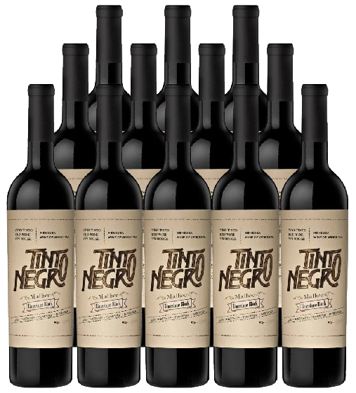 Tintonegro Limestone Block Malbec Mendoza 750 ML (12 Bottles)