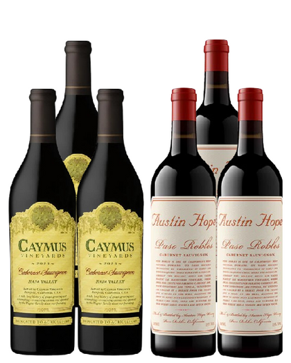 Caymus & Austin hope Cabernet Sauvignon 2023 & 2024 1 L (3 bottles Each)