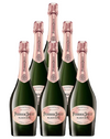 Perrier Jouet Champagne Brut Blason Rose 750 ML (6 Bottles)