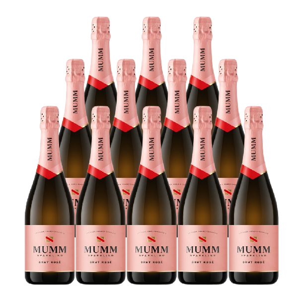 Mumm Sparkling Brut Rose California 750 ML (12 Bottles)