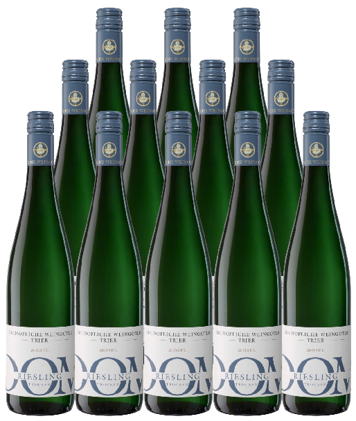 Bischofliche Dom Riesling Dry 750 ML (12 Bottles)