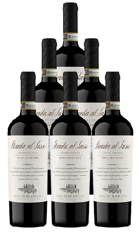 Arceno Strada al Sasso Chianti Classico Gran Selezione 2021 750 ML (6 Bottles)