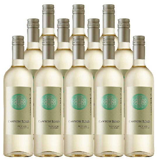 Canyon Road Winery Pinot Grigio California 750 ML (12 Bottles)