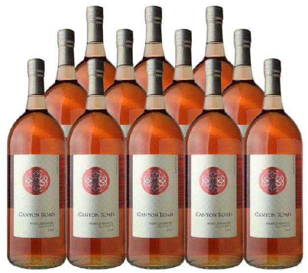 Canyon Road Winery White Zinfandel California 750 ML (12 Bottles)
