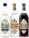 Wicked Dolphin Coconut & Vanilla & Black Rum 750 ML (3 Bottle Combo)