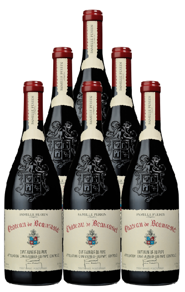 Chateau Beaucastel Chateauneuf-du-Pape Rouge 2021 750 ML (6 Bottles)