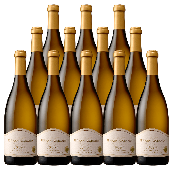 Ferrari Carano Chardonnay Tre Terre Russian River Valley 2023 750 ML (12 Bottles)