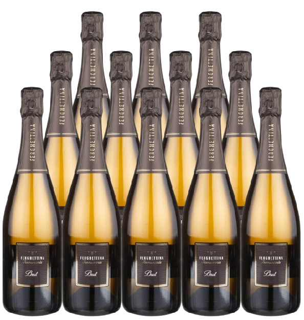 Ferghettina Franciacorta Brut 750 ML (12 Bottles)