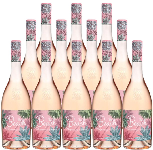 The Beach By Whispering Angel Coteaux D aix En Provence Rose 2025 750 ML (12 Bottles)