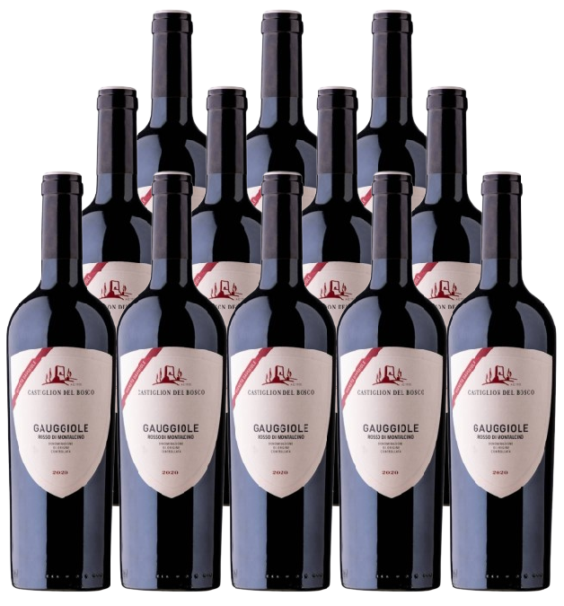 Castiglion Del Bosco Rosso Di Montalcino Gauggiole 2021 750 ML (12 Bottles)