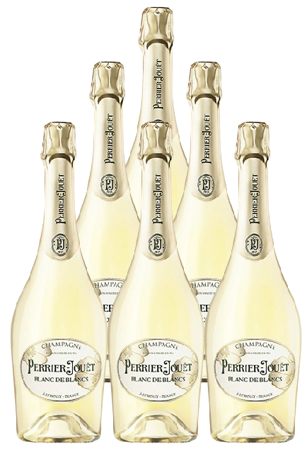 Perrier Jouet Champagne Brut Blanc De Blancs 750 ML (6 Bottles)