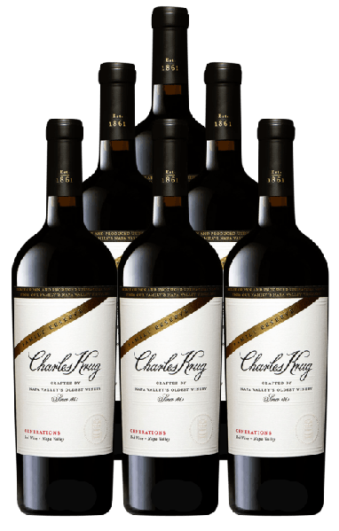 Charles Krug Family Reserve Generations 2021 750 ML (6 Bottles)