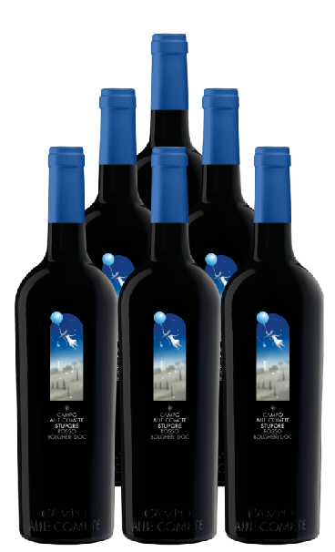 Campo Alle Comete Bolgheri Rosso Stupore 2019 750 ML (6 Bottles)