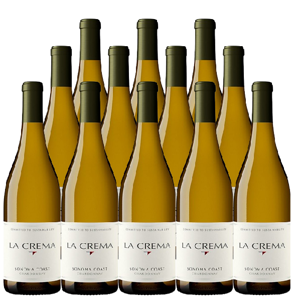 La Crema Chardonnay Sonoma Coast 2024 750 ML (12 Bottles)
