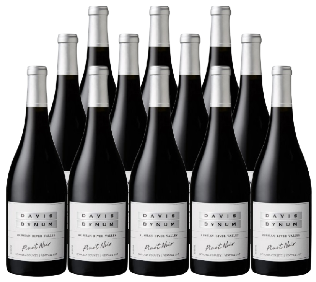Davis Bynum Pinot Noir Russian River Valley 2023 750 ML (12 Bottles)