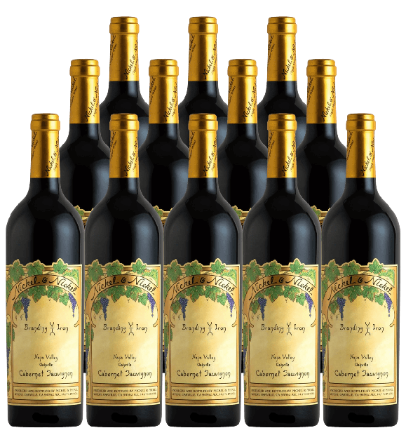 Nickel & Nickel Branding Iron Vineyard Cabernet Sauvignon 2023 750 ML (12 Bottles)