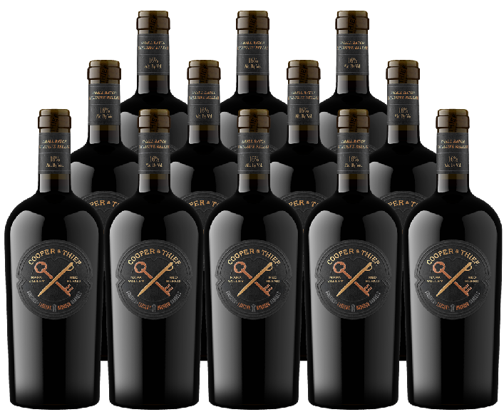 Cooper & Thief Red Blend Finished In Larceny Bourbon Barrels Napa Valley 750 ML (12 Bottles)