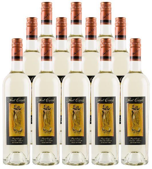 Flat Creek Pinot Grigio Reserve Texas 750 ML (12 Bottles)
