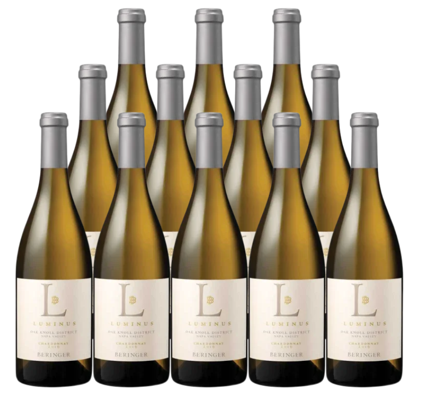 Beringer Chardonnay Luminus 750 ML (12 Bottles)