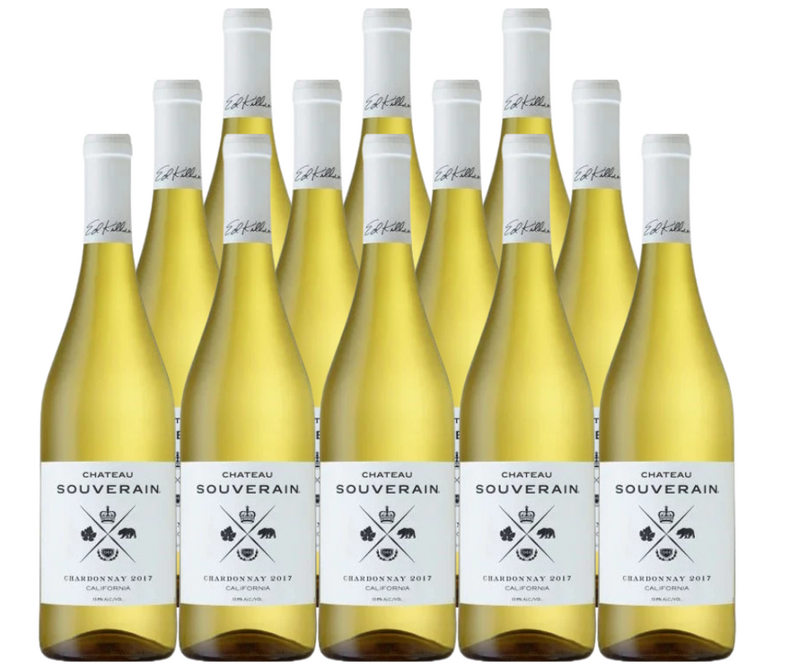 Chateau Souverain Chardonnay California 2020 750 ML (12 Bottles)
