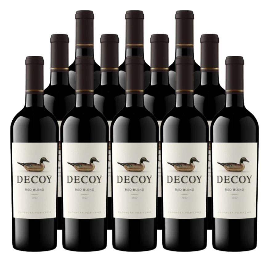 Decoy California Red Blend 2022 750 ML ( 12 Bottles )