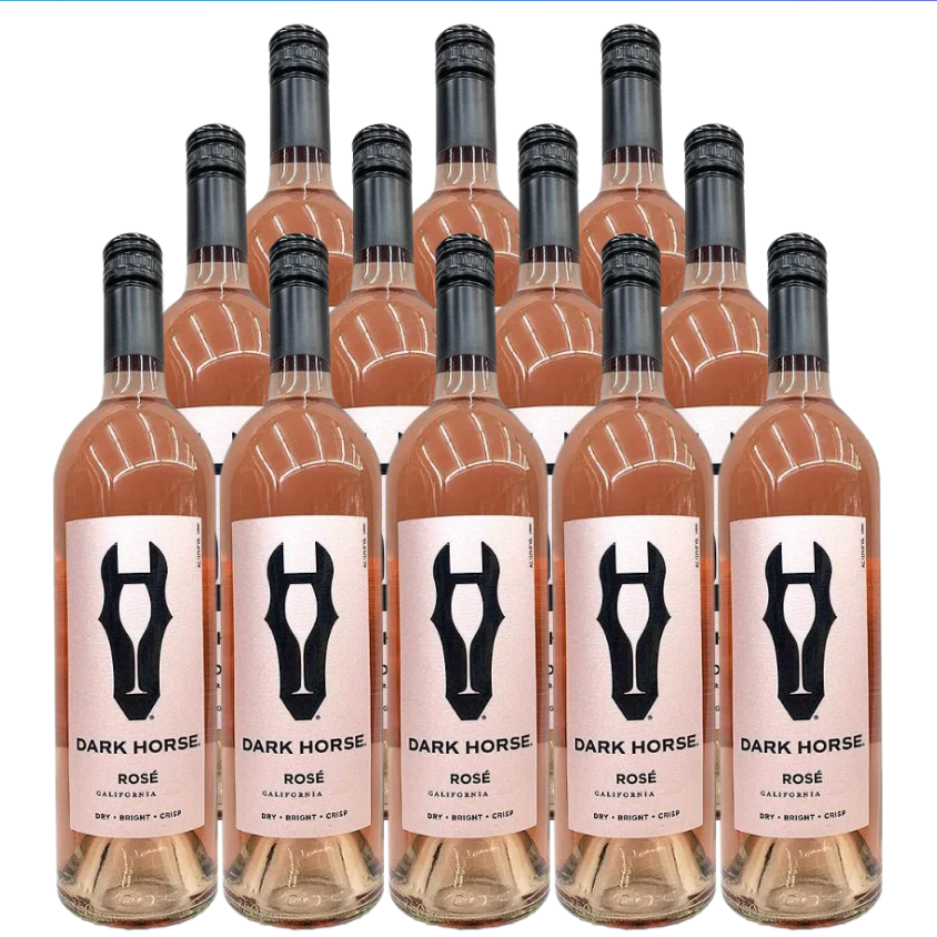 Dark Horse Wine Rose California 750 ML (12 Bottles)