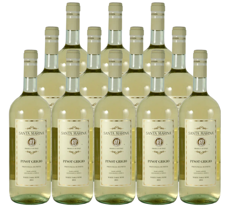 Santa Marina Provincia di Pavia Pinot Grigio 750 ML (12 Bottles)