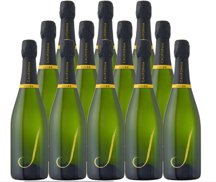 J Vineyards and  Winery Cuvee California 750 ML (12 Bottles)