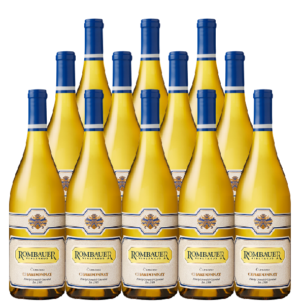 Rombauer Vineyards Chardonnay Carneros 750 ML (12 Bottles)