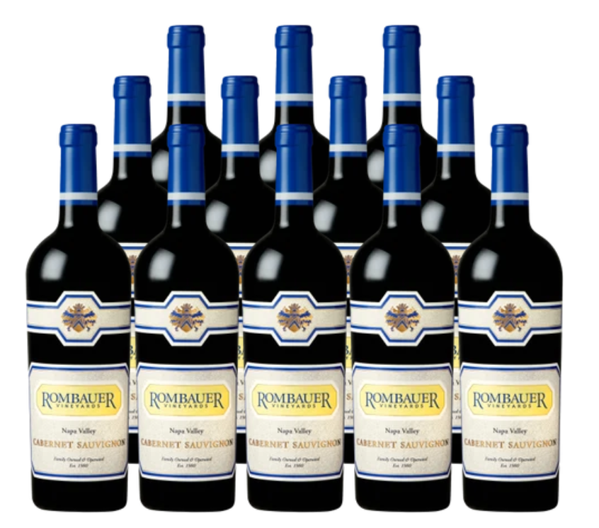 Rombauer Vineyards Cabernet Sauvignon Napa Valley 750 ML (12 Bottles)